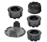 4 bobine，1 cappuccio di copertura，Φ1,6mm 6m F016800570 Bobina di Ricambio Nylon,Bobine per BOSCH UniversalGrassCut 18 18-26 18-260.