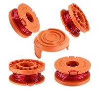 4 Bobine + 1 Copertura,Filo Tagliabordi Bobine,Bobine di ricambio,Compatibile con Worx, come WG150, WG151, WG151.5, WG152, WG153, WG154, WG155, WG155.5, WG156, WG157, WG160