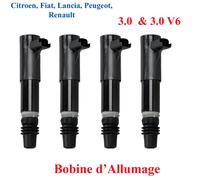4 Bobine Accensione per Citroen C5 I II III C6 C8 - 3.0 V6=5970.77 - 5970.94