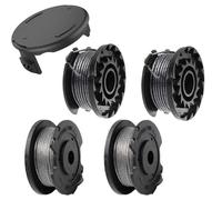 4 Bobine di Filo di Ricambio con 1 Copertura per Decespugliatore Tagliabordi, Compatibile con Bosch ART 23 26 SL,Accessorio per Tagliaerba a Filo