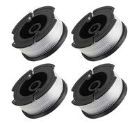 4 bobine di ricambio per decespugliatore Black and Decker, 9,1 m, in nylon, diametro 1,6 mm, per AF100 GL400/A6485/ST5530-GB/GLC3630L20-GB/STC1820PC-GB/BESTA525-530