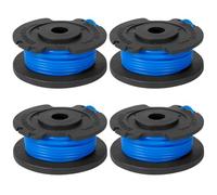 4 bobine per decespugliatore compatibili con Ryobi, linea di ricambio per tagliabordi, compatibile con Ryobi One+ AC14RL3A, Olt1832 Rac124, linea di ricambio per tagliabordi Ryobi 18V 24V 40V