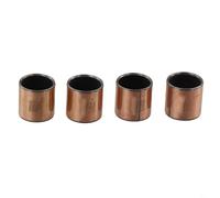 4 boccole ammortizzatori posteriori per bicicletta, in metallo composito con elementi in rame, dimensioni 14 x 12 x 14 mm, progettate per ammortizzatori posteriori