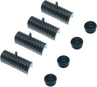 4 boccole di supporto in gomma 83 x 1 20 x 2 10 x 1, design versatile, misura universale, per riparazione meccanica e manutenzione del motore