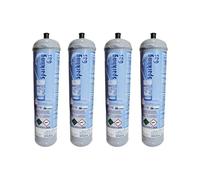 4 bombole CO2 monouso da 600 gr. e290 per acqua frizzante