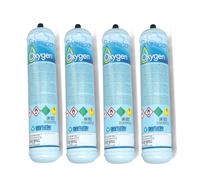 BOMBOLA OSSIGENO 110 BAR SALDATURA CANNELLO TURBO SET 30 90 110 200 ATTACCO 12x1