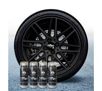 4 bombolette spray vernice removibile wrapping Full Dip - Nero metallizzato