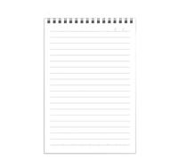 4 Books-One defunto Padre Grind Turn-up Coil Notebook ispessito griglia orizzontale libro risvolto -A5 linea orizzontale