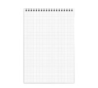 4 Books-One's defunto Padre Grind Turn-up Coil Notebook ispessito griglia orizzontale Book-Turn-up griglia -B5