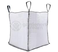 4 Borse Cantiere FIBC con manici 1 Ton in Lotto Bianchi Resistenti