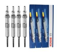 4 Bosch Candelette GLP221 per Dacia Logan Mercedes A B Classe Nissan Qashqai