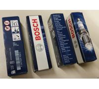 4 Bosch Super Plus Candela FR7HC + 0242236565 Yttrium-Elektrode per Jeep VW Seat