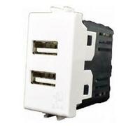 4 BOX 4B.AM.USB.24 ALIMENTATORE USB 2.4A COMPATIBILE CON BTICINO MATIX COLORE...