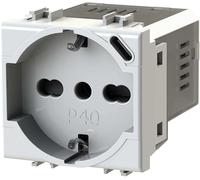 4 BOX PRESA ELETTRICA SCUKO E BIPASSO P40 USB 3.0A PER BTICINO MATIX