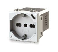 4 BOX PRESA P40 USB 3.0A PER BTICINO MATIX BIANCO 4B.AM.P40.USB