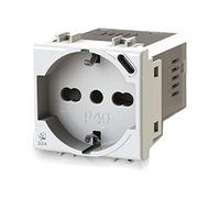 4 BOX PRESA SCHUKO P40 CON USB 3.0A CON CONNETTORE TIPO C PER VIMAR ARKè COLORE BIANCO 4B.V19B.P40.USB