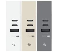 4 BOX PRESA USB CCA PD 20W COMPATIBILE PER SERIE LIVING NOW 4BUSB20WCCA.K