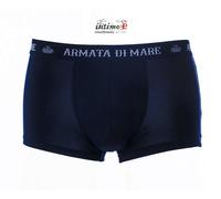 Boxer Uomo Armata di Mare Tg 4/M-5/L-6/XL-7/XXL con elastico a vista GT103 (5/L IT Uomo 42 EU, Bianco)