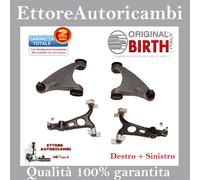 4 BRACCI OSCILLANTI SOSPENSIONE ANTERIORI SUP E INF BIRTH ALFA 156 NUOVI-TRAPEZI