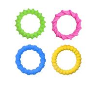 4 braccialetti sensoriali per adulti in silicone per la gestione dello stress e per il rilassamento di tutte le età, calze di Natale
