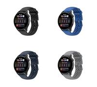 4 bracciali compatibili con Polar Pacer/Ignite 3/Ignite 2/Unite, cinturino di ricambio impermeabile per orologio da polso in silicone per uomo e donna