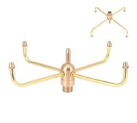 4 braccio Ruotare l'ugello fontana, g1/2 filo femminile G3/4 filo maschile spray per spruzzatore Accessori per la decorazione acqua per giardino per i cortili da giardino Parchi