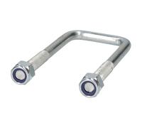 4 bulloni a U ad alta resistenza a molla parabolica doppia per rimorchi Ifor ...