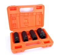 4 BUSSOLE ESAGONALI BOCCOLE RINFORZATE PER AVVITATORE PNEUMATICO 1/2" 17 A 27mm
