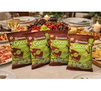 4 Buste Rossana Gocce Pistacchio e Cioccolato 150g - Caramelle Ripiene con Cuore Cremoso al Pistacchio e Cioccolato Fondente - Totale 600g