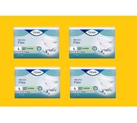 4 BUSTE TENA FLEX SUPER TG. L DA 30 PEZZI PANNOLONE A CINTURA (120 FLEX)