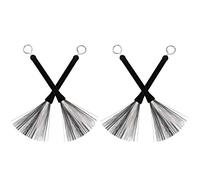 4 busti a a scomparsa, con comoda impugnatura in gomma, regalo per batteristi, nastro rock