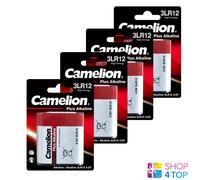 4 Camelion 3LR12 Plus Batterie Alcaline 4.5V 3000Mah 1Bl 2033 NUOVO