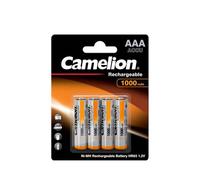 4 Camelion AAA Ricaricabile 1000mAh batteries 4BL Accu NI-MH 1.2V HR03 Nuovo