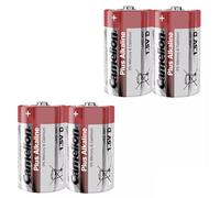 4 Camelion D Più Batterie Alcaline Lr20 Mn1300 Am1 E95 1.5v 2sh Scadenza 2027 06