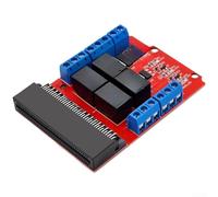 4 Canali 5v Modulo Relè Bordo Con Trigger Alto Livello Per Progetti Elettronica Fai Da Te E Per Arduino Sistemi di Controllo Compatibile Colore Rosso Design Compatto