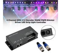 4 Canali DMX 512 Decoder RGBW PWM Dimmer Driver LED Strip Light Controller Y0 Y