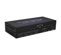 4 canali TV Video Wall Controller, 2x2 Video Wall Controller Processor 2x2 1x3 1x2 1x4 4x1 3x1 2x1 HD DVI VGA USB Video Processor 1080P 60Hz Wall TV Splicing Screen