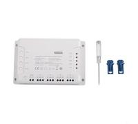 4 canali WLAN Smart per interruttore della luce per montaggio su binario | RF Telecomando App/Controllo vocale per Sonoff 4CH R3/4CH Pro R3 per RM433 per Alexa per dispositivi di illuminazione 4 zone