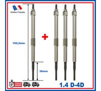 4 Candela Candeletta Diesel per Mini One D 1.4 Diesel 1.4d 75/90 Ch 7791101