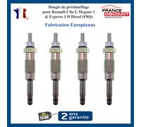 4 Candela Candeletta Pinze per Clio Megane 1,9d 1,9l Diesel 1,9 DG-009 345124