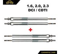 4 Candela Candelette Diesel Pre-riscaldare per Espace Koleos 1.6 2.0 DCI