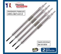 4 Prechauffage Candela Per Opel Movano B & Vivaro A = 4451750 4451750