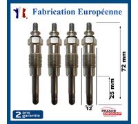 4 Candela Candelette per 1,7 D 1,7 Td 2,3 D 2,5d = 0250201039 0100226229