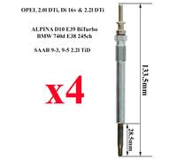4 Candela Candelette per 740d Alpina D10 E39 E38 3.0 4.0 D=12232248422