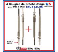 4 Candela Candelette per Opel Vectra B C 2.0 Dti 2.2 Dti Saab 9-3 2.2L Tid