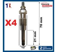 4 Candela Candelette Pinze per Master Trafic Movano 2,5 D 2,5l GN927 GLP010