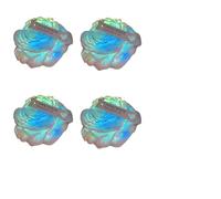 4 candele a bassa temperatura che si illuminano al buio, a forma di peonia, a forma di cuore, rosa, profumate per adulti, a bassa temperatura, sicure per il corpo, per coppie e appuntamenti notturni