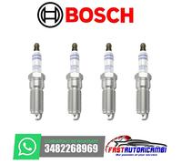 4 Candele Accensione Bosch Double Iridium Ford Fiesta 6 1.4 gpl focus 1.6 gpl