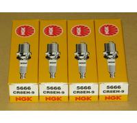 4 Candele Accensione NGK CR8EH-9 Per Honda CB 900 F Hornet SC48B