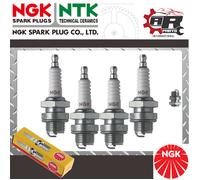 4 Candele Accensione NGK Originali Ricambio AB-6 Stock N. 2910